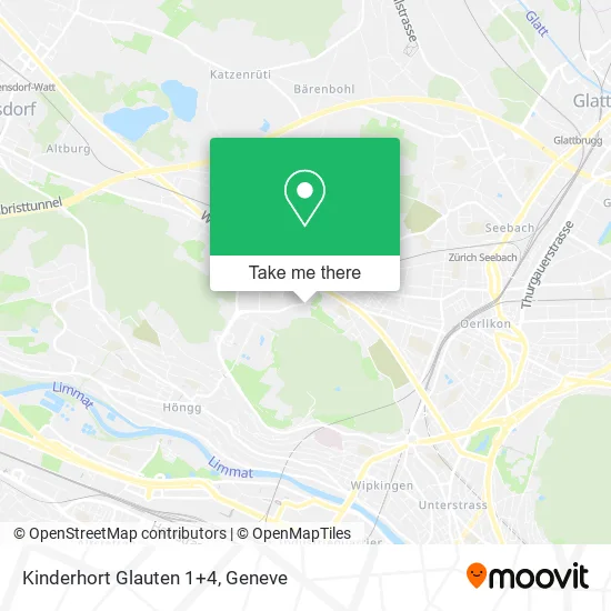 Kinderhort Glauten 1+4 map