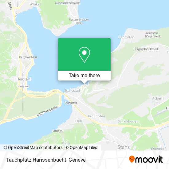 Tauchplatz Harissenbucht map