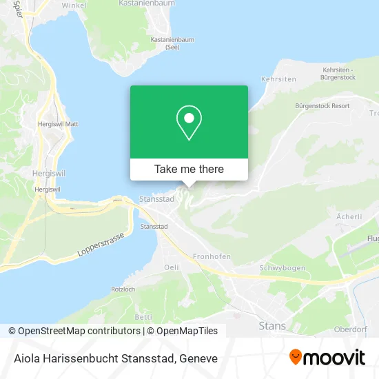 Aiola Harissenbucht Stansstad map