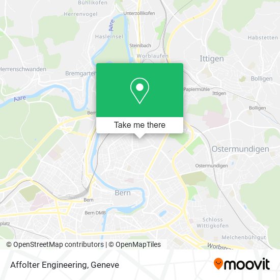 Affolter Engineering map