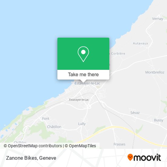 Zanone Bikes map