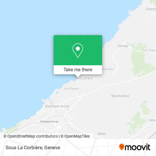 Sous La Corbière map