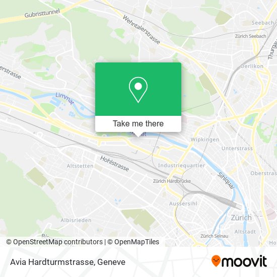 Avia Hardturmstrasse map