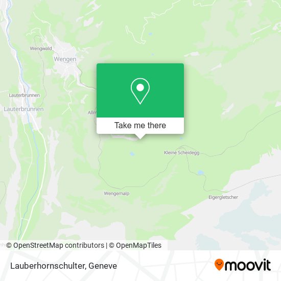 Lauberhornschulter map