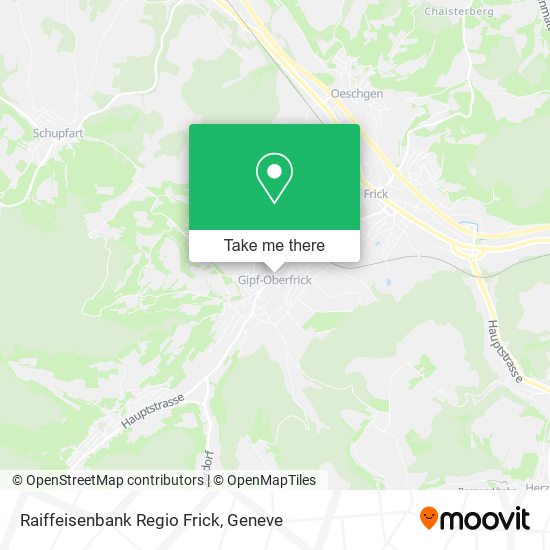 Raiffeisenbank Regio Frick map