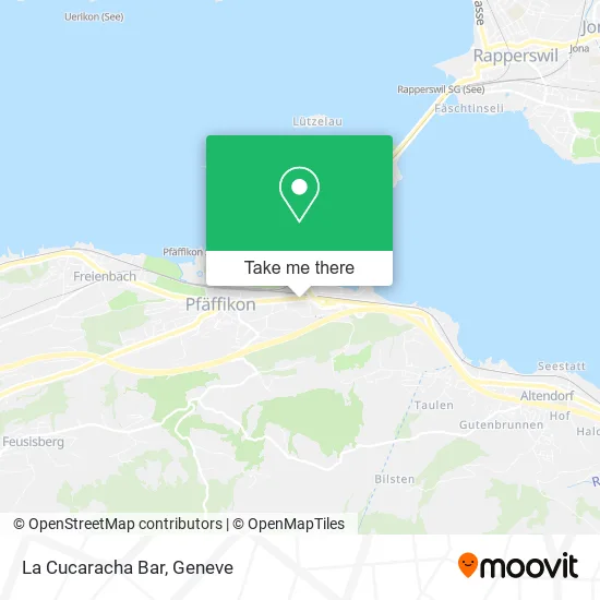 La Cucaracha Bar map