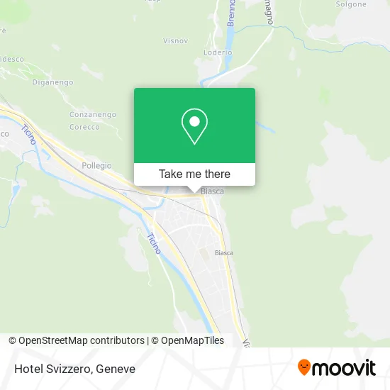 Hotel Svizzero map