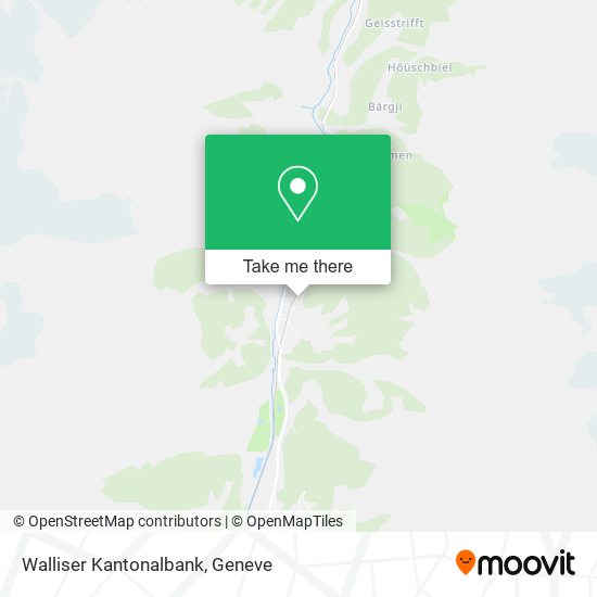 Walliser Kantonalbank map