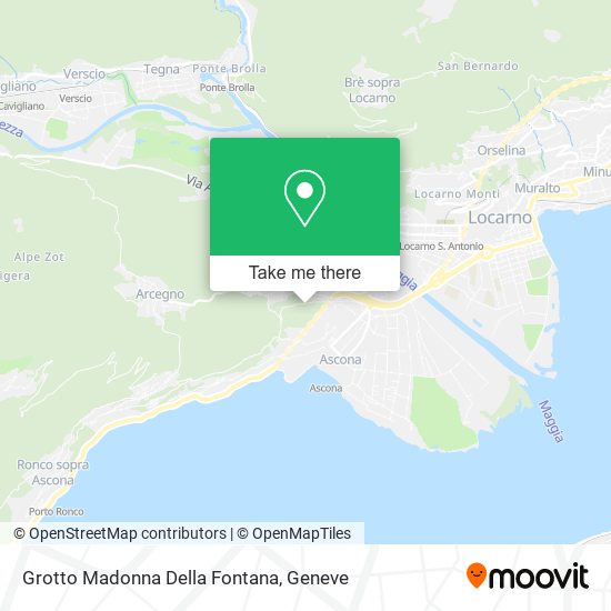Grotto Madonna Della Fontana map