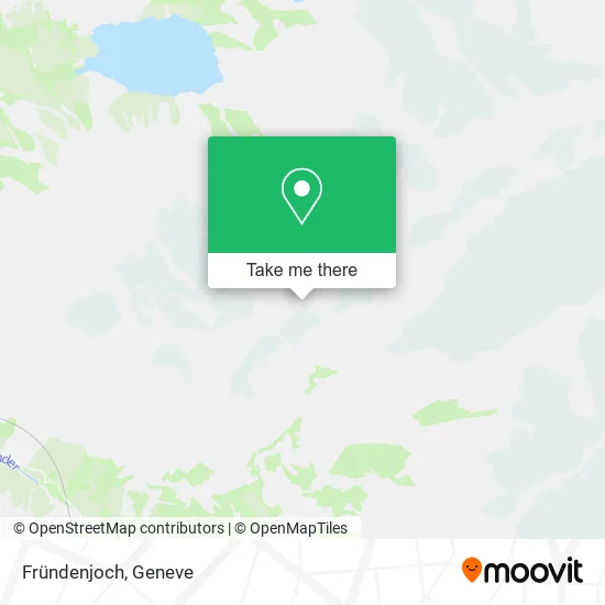 Fründenjoch map