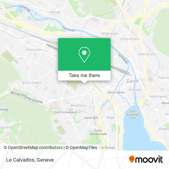 Le Calvados map