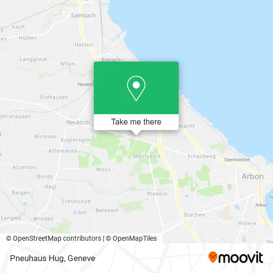 Pneuhaus Hug map