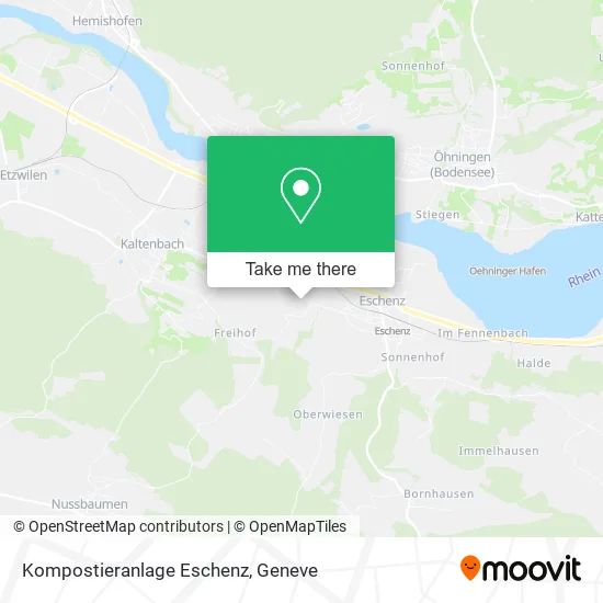 Kompostieranlage Eschenz map