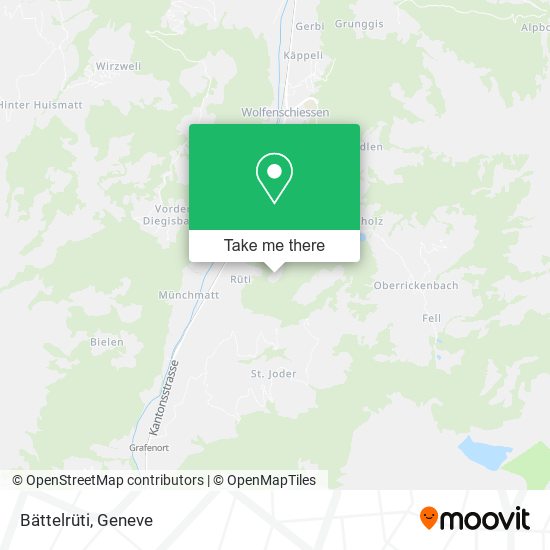 Bättelrüti map