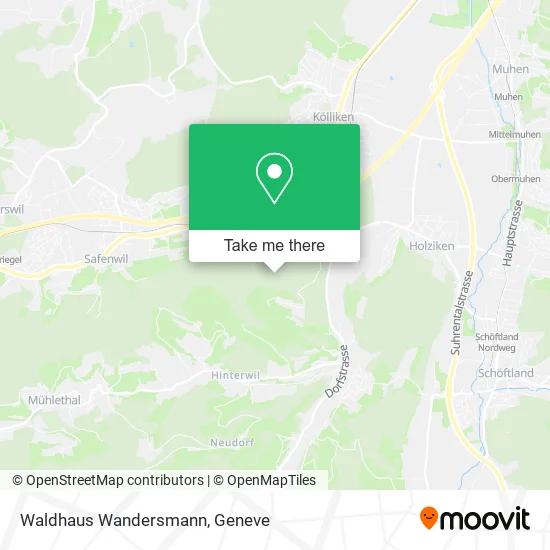 Waldhaus Wandersmann map
