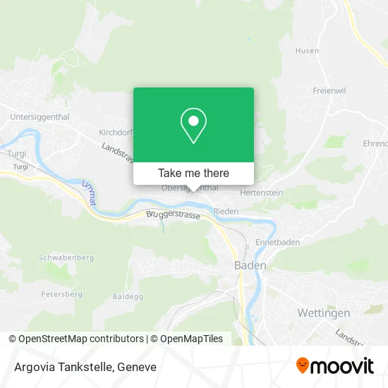 Argovia Tankstelle map
