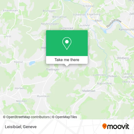 Leisibüel map