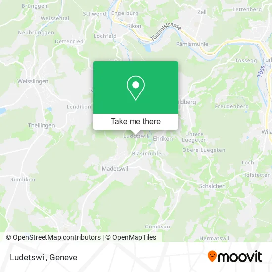 Ludetswil map
