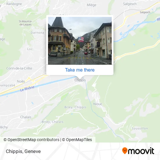 Chippis map