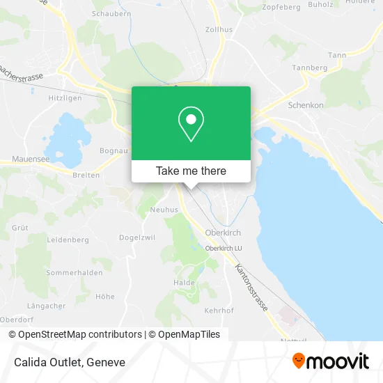 Calida Outlet map