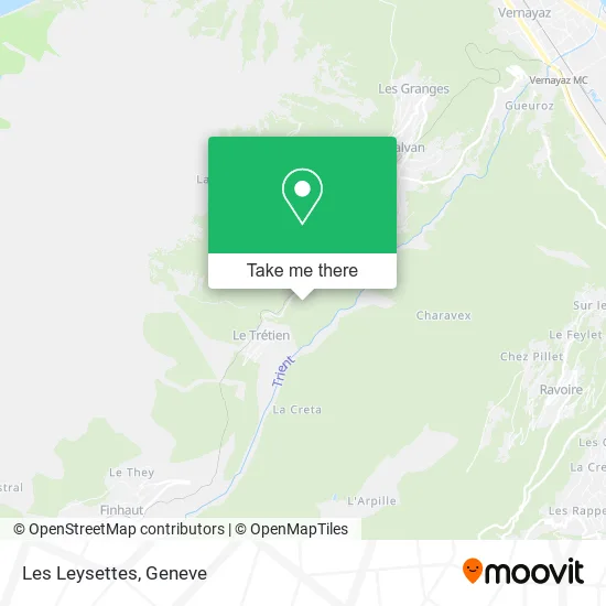 Les Leysettes map