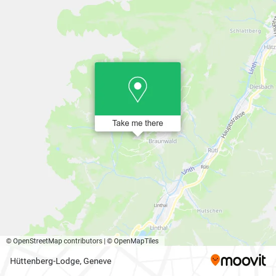 Hüttenberg-Lodge map