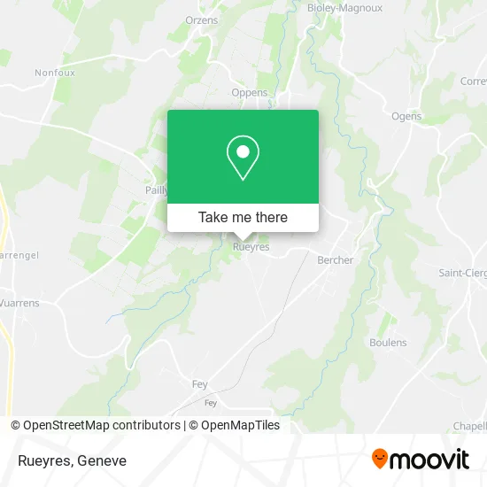 Rueyres map