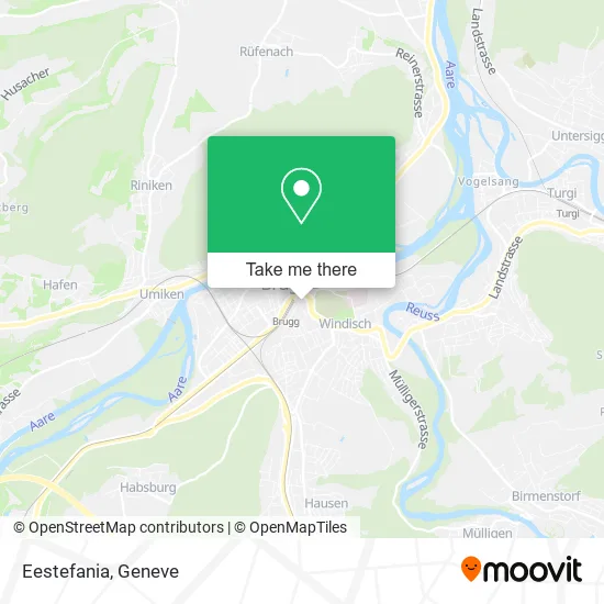 Eestefania map