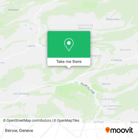 Béroie map