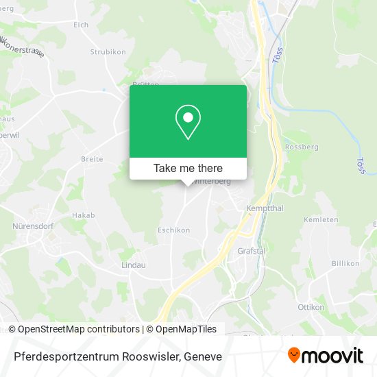 Pferdesportzentrum Rooswisler map
