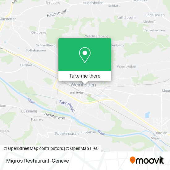 Migros Restaurant map