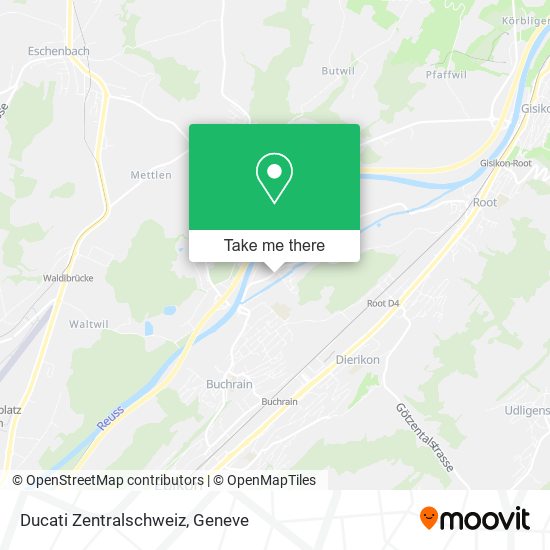 Ducati Zentralschweiz map