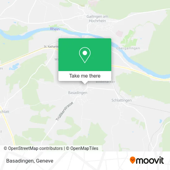 Basadingen map