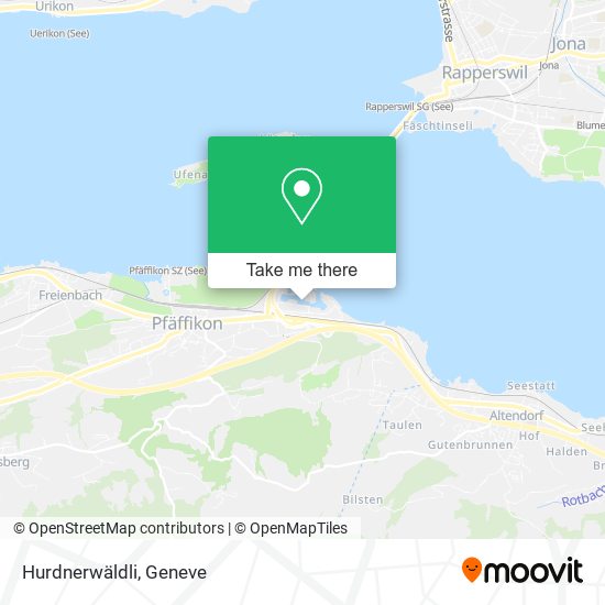 Hurdnerwäldli map