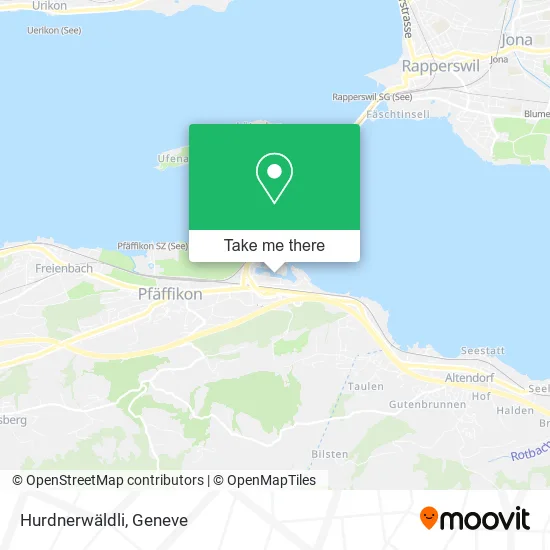 Hurdnerwäldli map
