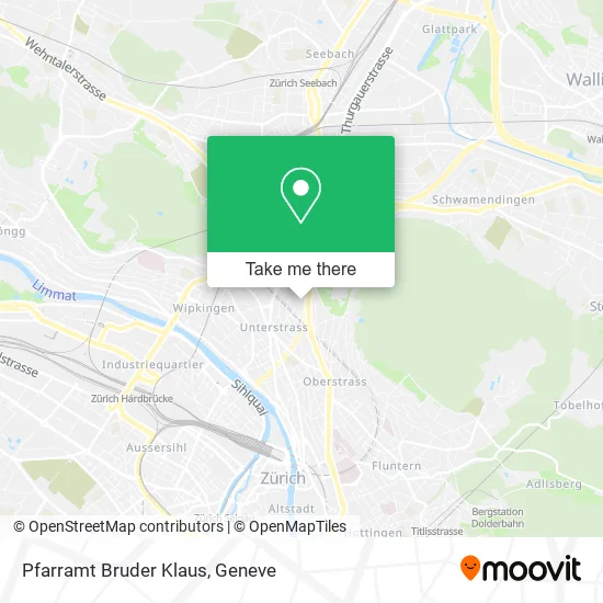 Pfarramt Bruder Klaus map