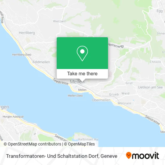 Transformatoren- Und Schaltstation Dorf map