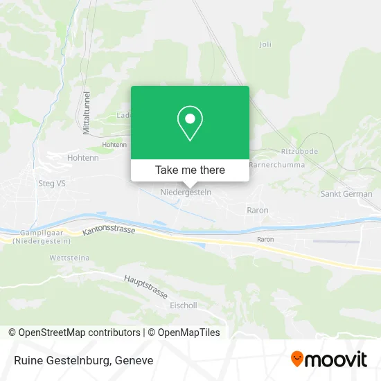 Ruine Gestelnburg map