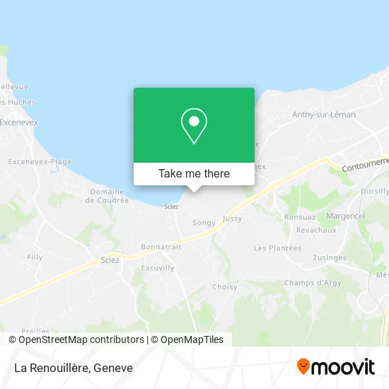 La Renouillère map