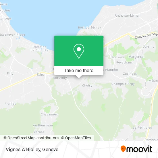 Vignes A Biolley map