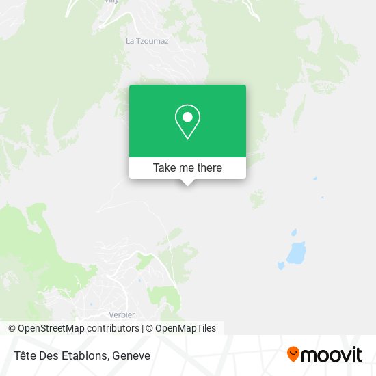 Tête Des Etablons map