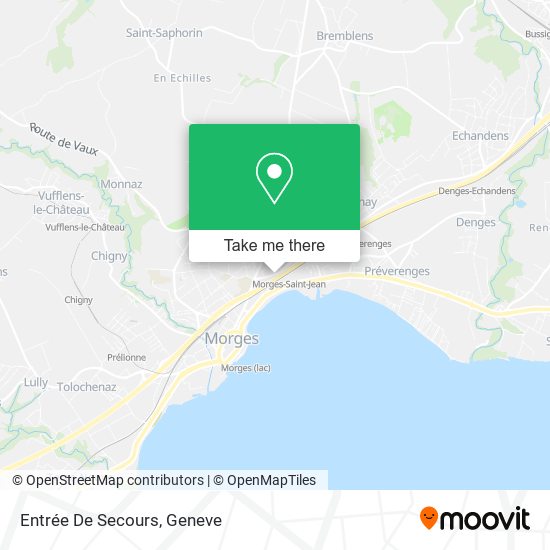 Entrée De Secours map