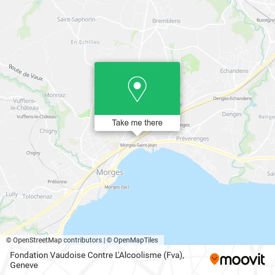 Fondation Vaudoise Contre L'Alcoolisme (Fva) map