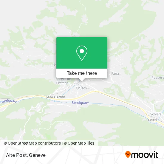 Alte Post map