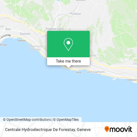 Centrale Hydroélectrique De Forestay map