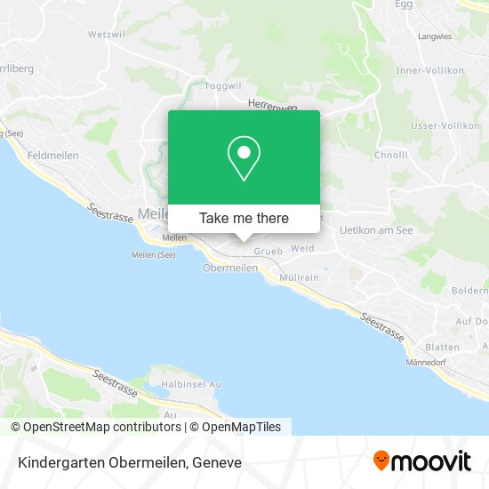 Kindergarten Obermeilen map