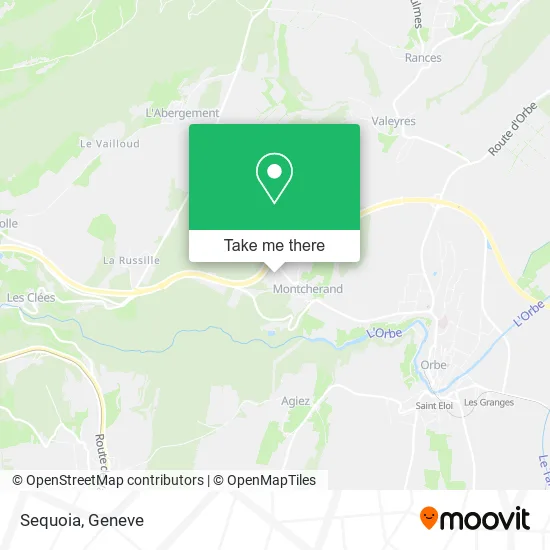 Sequoia map