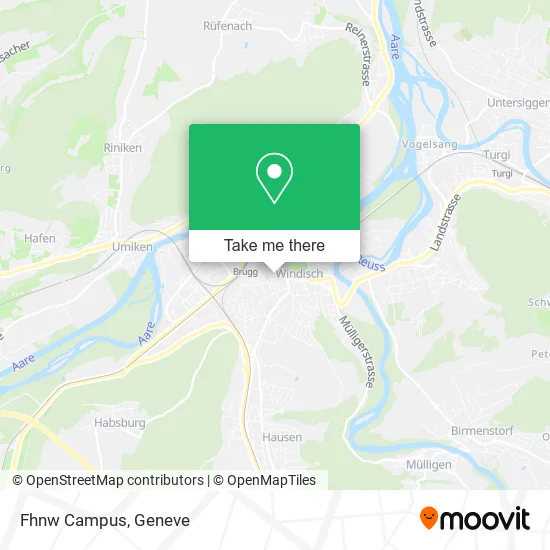 Fhnw Campus map