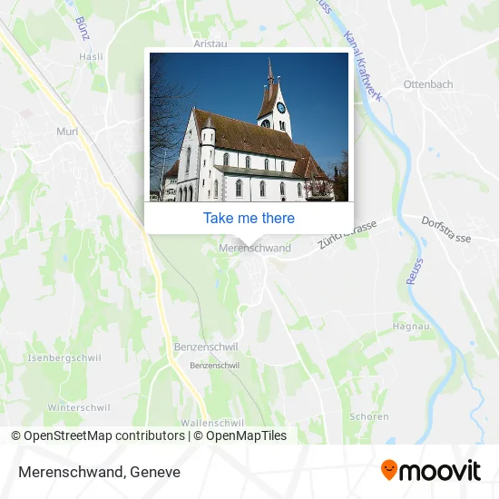 Merenschwand map