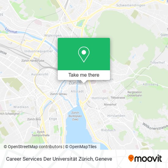 Career Services Der Universität Zürich plan